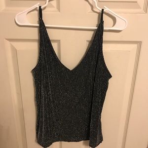Sparkly striped H&M tank